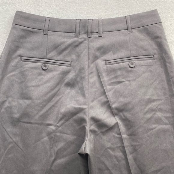 The Garment Banker Tapered Pants Collection 1 Pleated Front Trouser/Pant (Gray) - Picture 6 of 15